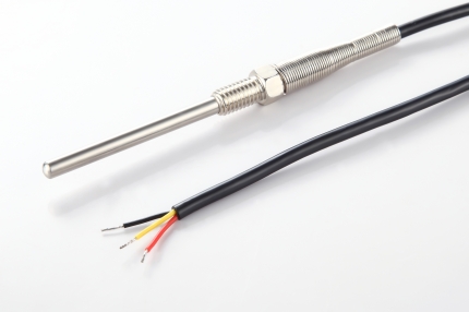 2 wire RTD PT100 PT1000 temperature sensor with Stainless Steel 304 Thread for Heating Equipment
